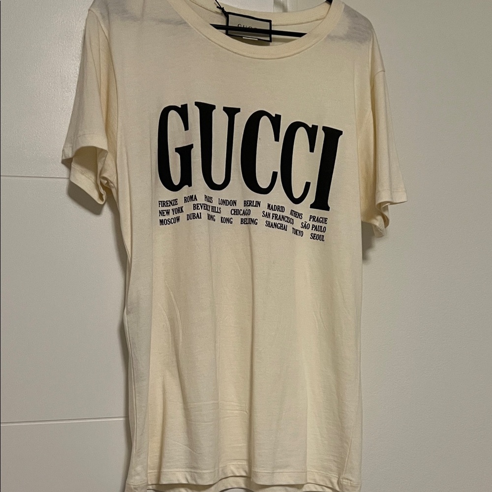 Gucci Cream Shirt Size Medium